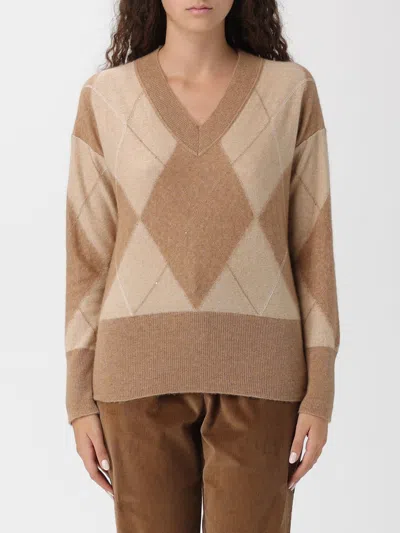 LORENA ANTONIAZZI SWEATER LORENA ANTONIAZZI WOMAN COLOR BROWN,H52843032