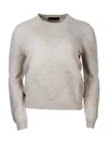 Lorena Antoniazzi Sweater In Neutral