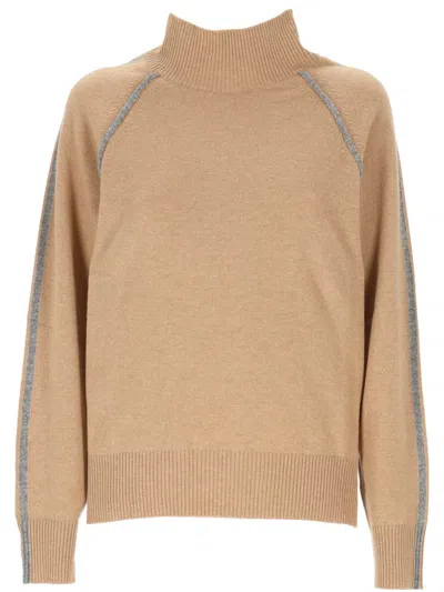 Lorena Antoniazzi Sweaters In Brown