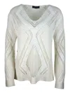 Lorena Antoniazzi Sweaters In White