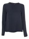 Lorena Antoniazzi T-shirt M/c In Blue
