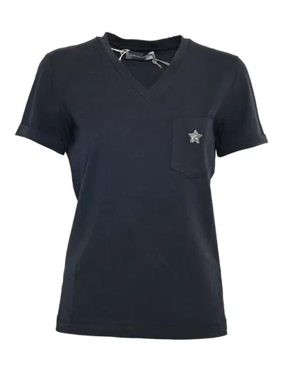 Lorena Antoniazzi T-shirt M/c In Blue