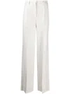 Lorena Antoniazzi Tailored Straight-leg Trousers In Weiss