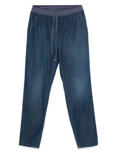 Lorena Antoniazzi Klassische Tapered-hose In Blue