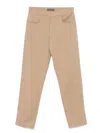 Lorena Antoniazzi Tapered Trousers In Neutrals