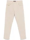Lorena Antoniazzi Tapered Trousers In Neutrals