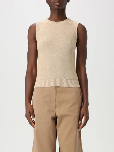 Lorena Antoniazzi Top  Woman Color Gold
