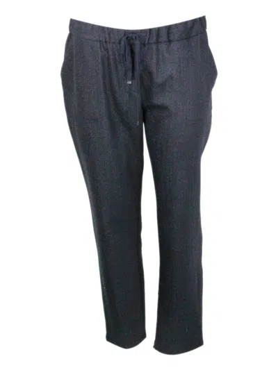 Lorena Antoniazzi Trousers In Blue