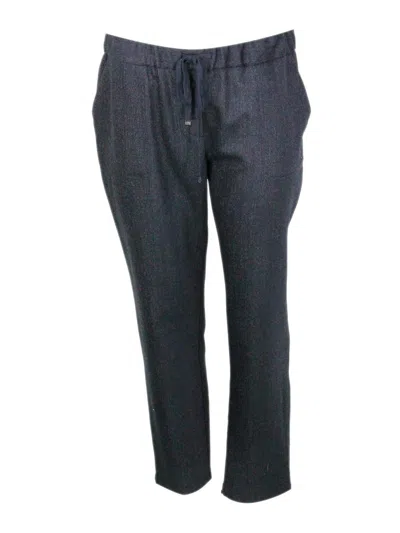 Lorena Antoniazzi Trousers In Blue