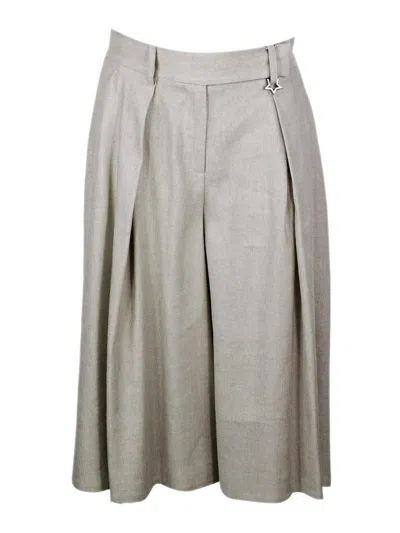 Lorena Antoniazzi Trousers In Brown