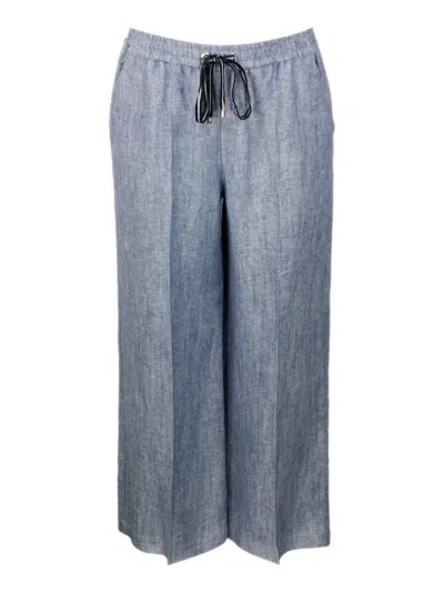 Lorena Antoniazzi Trousers In Sky Blu