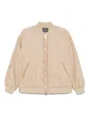 Lorena Antoniazzi Bomberjacke Aus Tweed In Nude