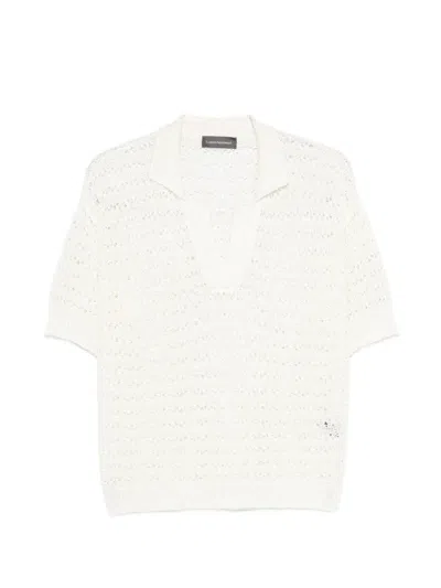 Lorena Antoniazzi V-neck Sweater In Neutral