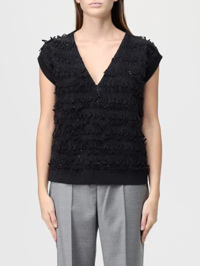 Lorena Antoniazzi Waistcoat Woman  In Black