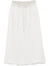 Lorena Antoniazzi Drawstring Midi Skirt