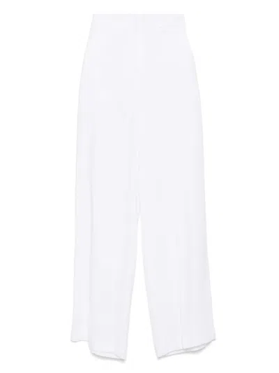 Lorena Antoniazzi Wide-leg Trousers In White