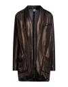 Lorena Antoniazzi Woman Blazer Bronze Size 6 Viscose, Polyamide, Elastane In Yellow
