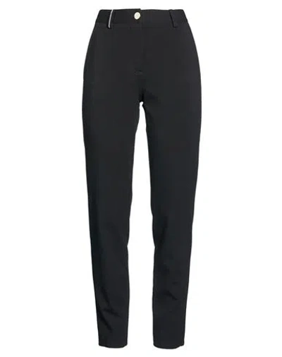 Lorena Antoniazzi Woman Pants Black Size 10 Viscose, Polyamide, Elastane