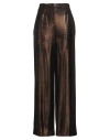 Lorena Antoniazzi Woman Pants Bronze Size 6 Viscose, Polyamide, Elastane In Yellow