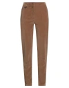 Lorena Antoniazzi Woman Pants Brown Size 8 Cotton, Elastane