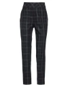 Lorena Antoniazzi Woman Pants Charcoal Size 4 Virgin Wool, Viscose, Linen, Elastane In Grey