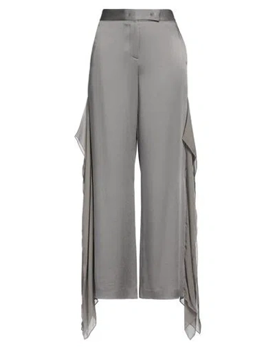 Lorena Antoniazzi Woman Pants Grey Size 6 Acetate, Viscose, Silk