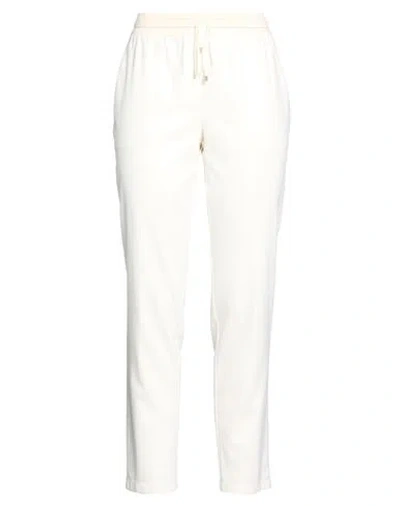 Lorena Antoniazzi Woman Pants Ivory Size 6 Virgin Wool, Elastane, Viscose, Polyester In White