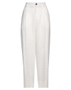 Lorena Antoniazzi Woman Pants Ivory Size 10 Virgin Wool, Elastane In White