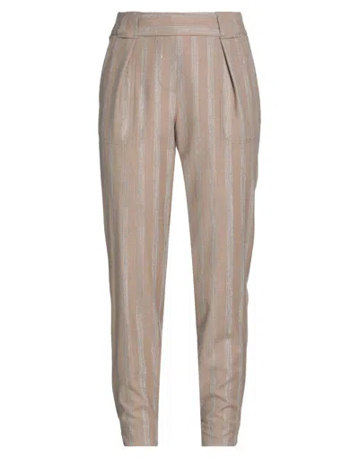 Lorena Antoniazzi Pants In Beige