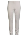 Lorena Antoniazzi Woman Pants Light Grey Size 10 Cotton, Polyamide, Elastane In Gray
