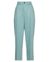 Lorena Antoniazzi Woman Pants Pastel Blue Size 10 Virgin Wool, Elastane In Blue