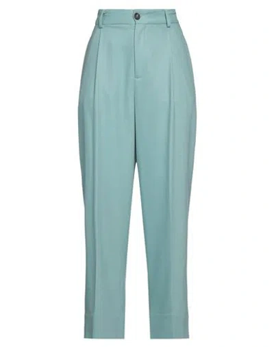 Lorena Antoniazzi Woman Pants Pastel Blue Size 10 Virgin Wool, Elastane