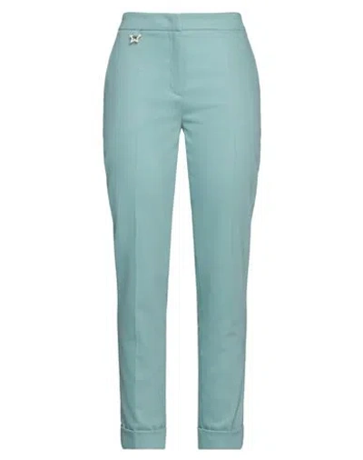Lorena Antoniazzi Woman Pants Turquoise Size 10 Virgin Wool, Elastane In Blue