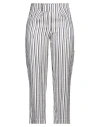 Lorena Antoniazzi Woman Pants White Size 6 Viscose, Cotton, Copper In White