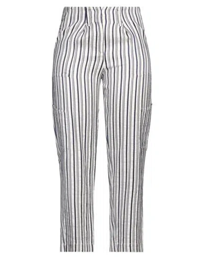 Lorena Antoniazzi Woman Pants White Size 6 Viscose, Cotton, Copper