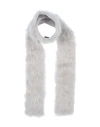 Lorena Antoniazzi Woman Scarf Light Grey Size 6 Goat Skin, Cashmere In Grey