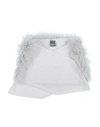 Lorena Antoniazzi Woman Scarf Light Grey Size 6 Goat Skin, Cashmere In Grey
