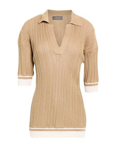 Lorena Antoniazzi Woman Sweater Camel Size 8 Viscose, Polyester In Neutral