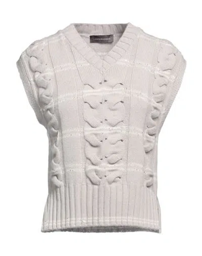 Lorena Antoniazzi Woman Sweater Light Grey Size 2 Virgin Wool, Cashmere, Silk, Polyester