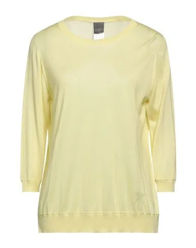 Lorena Antoniazzi Woman Sweater Light Yellow Size 10 Silk, Virgin Wool