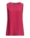Lorena Antoniazzi Woman Top Fuchsia Size 2 Acetate, Silk In Pink