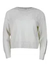 Lorena Antoniazzi Wool Blend Crewneck In White