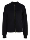 Lorena Antoniazzi Zip-front Sweatshirt In Black
