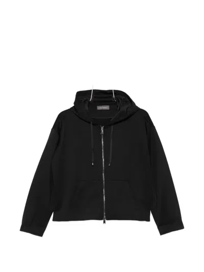 Lorena Antoniazzi Zip-up Hoodie In Black