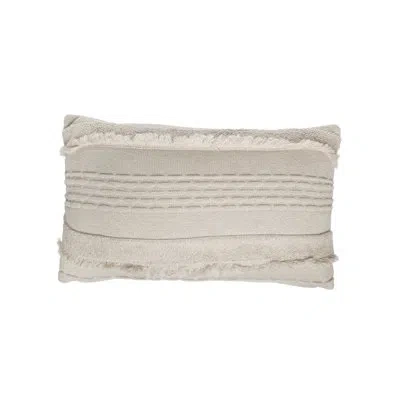 Lorena Canals 100% Cotton Lumbar Rectangular Pillow Cover & Insert In Neutral