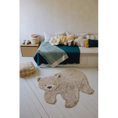 Lorena Canals Animal Rugs Rectangle Hand Woven Cotton Rug In Neutral