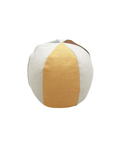 Lorena Canals Ball Pouf - 1' 6 X 1' 8 In Multicolor