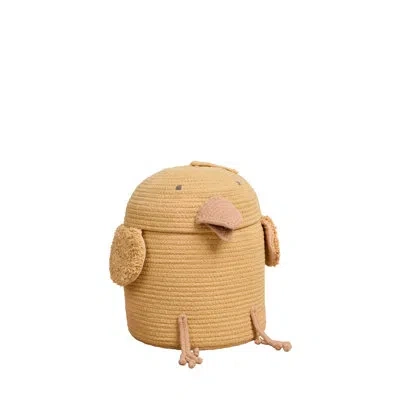 Lorena Canals Basket Charlie The Chicken In Brown