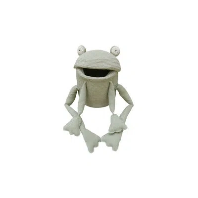 Lorena Canals Basket Fred The Frog In Gray