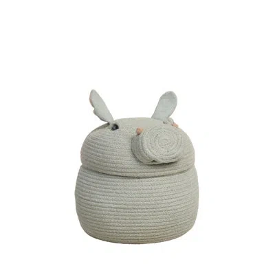 Lorena Canals Basket Henry The Hippo In Gray
